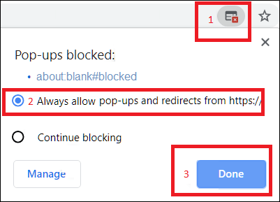 How to allow or block pop-ups in Chrome browser - javatpoint